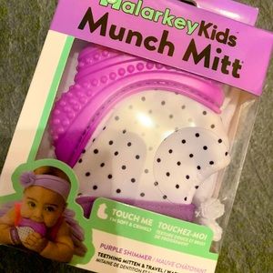 NEW Purple Munch Mitt in Box